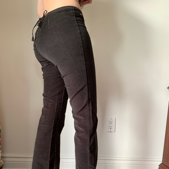 NWOT Vintage Tommy Hilfiger corduroy pants Black, Size 5 - Picture 3 of 16